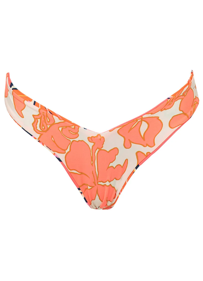 Maaji Racing Palms Valerya Regular Rise Double V Bikini Bottom