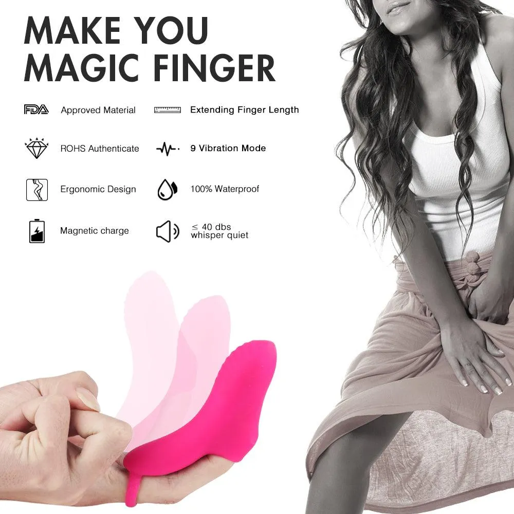 Magic Finger Vibrator Clitoral Vagina Masturbator Toys Remote Control