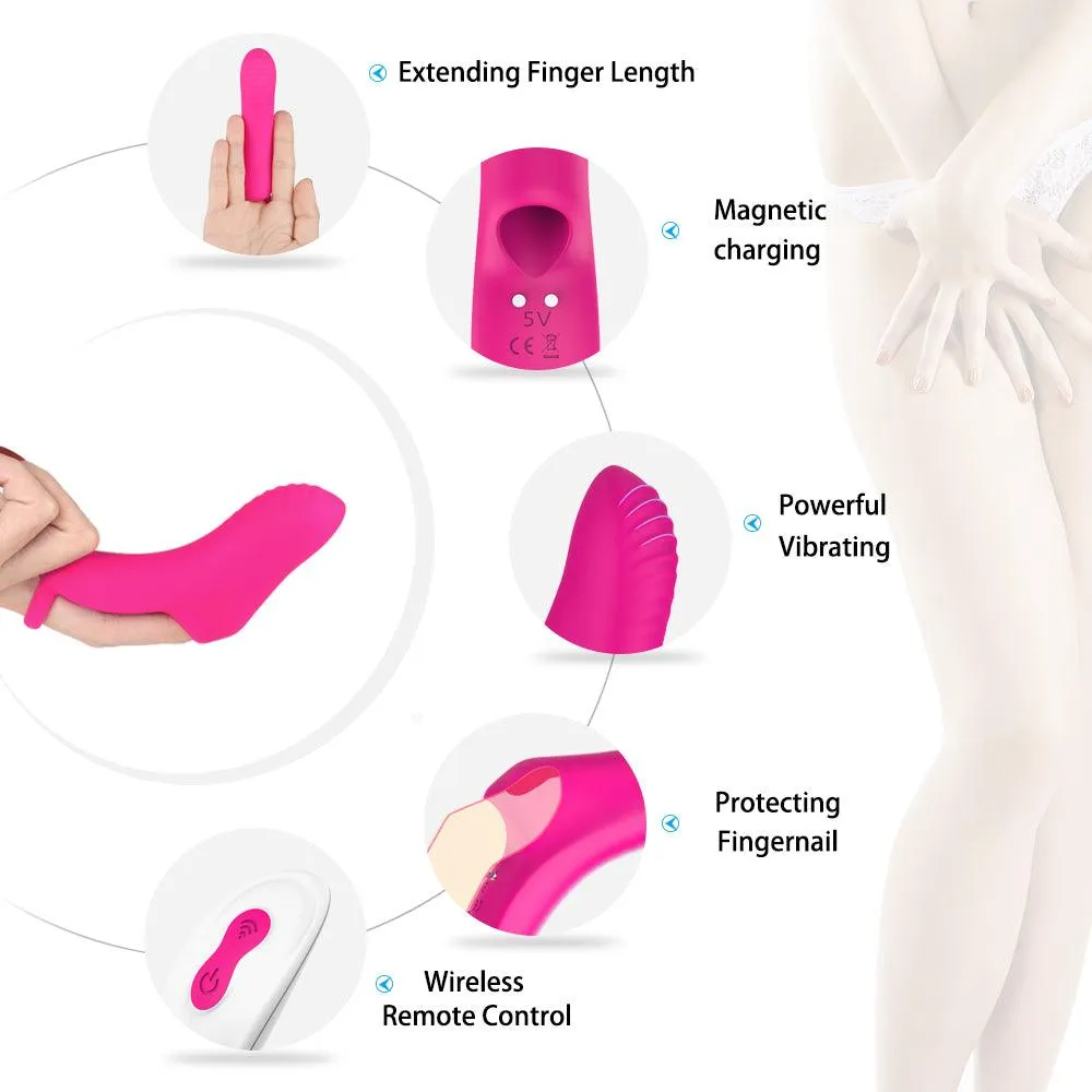 Magic Finger Vibrator Clitoral Vagina Masturbator Toys Remote Control