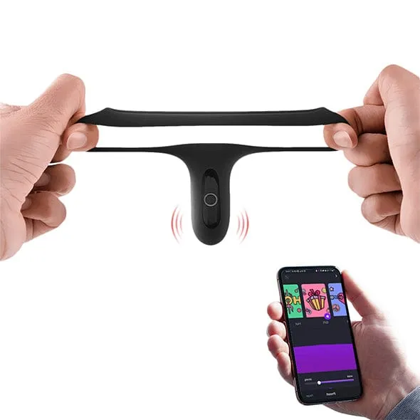 Magic Motion - Magic Rise Smart App-Controlled Wearable Silicone Cock Ring (Black)