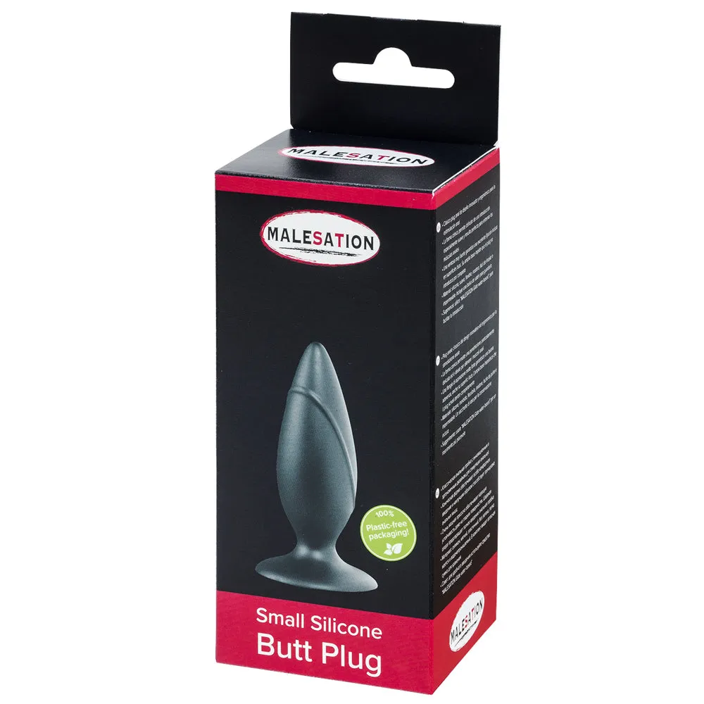 Malesation Silicone Butt Plug With Suction Cup - Small