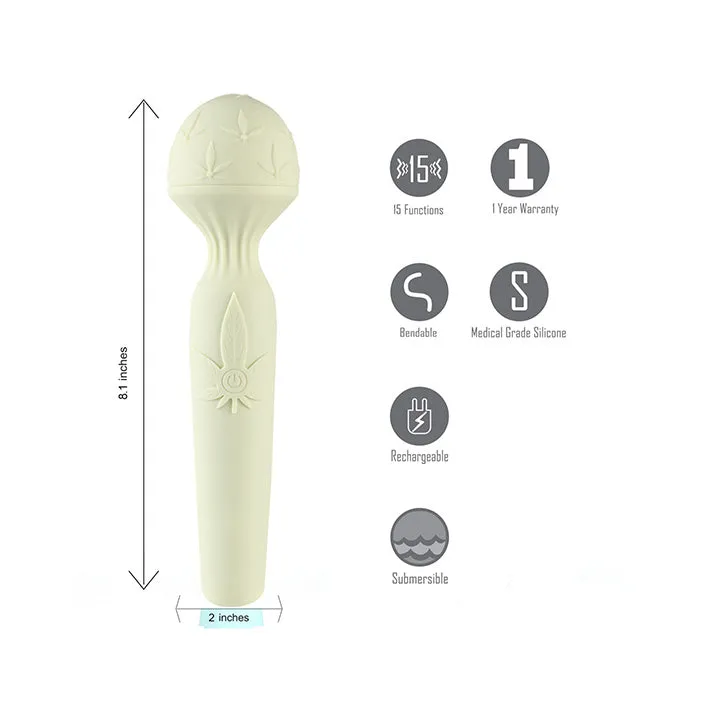 Marlie 420 Leaf Wand Vibrator