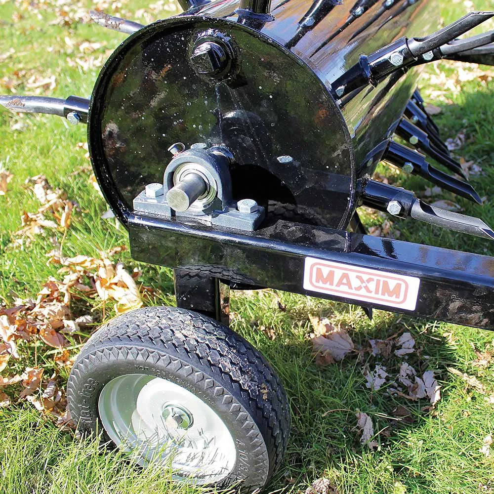 Maxim MSP36.MAX 36" Plug Aerator Tow-Behind w/ 24 Gallon Drum