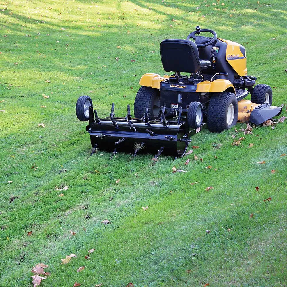 Maxim MSP36.MAX 36" Plug Aerator Tow-Behind w/ 24 Gallon Drum