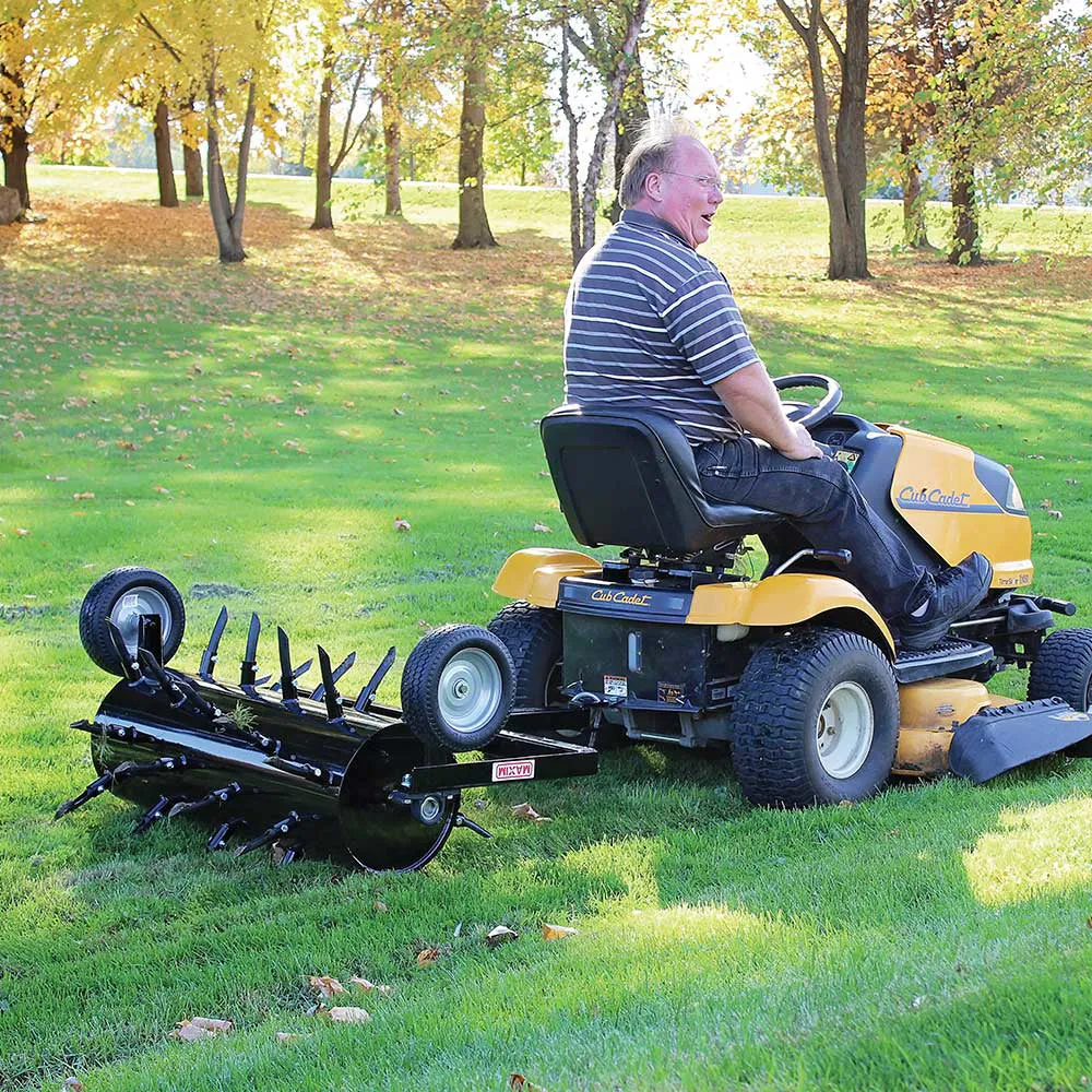 Maxim MSP36.MAX 36" Plug Aerator Tow-Behind w/ 24 Gallon Drum