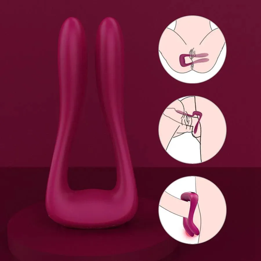 Multiple Function Bunny Ear Vibrator