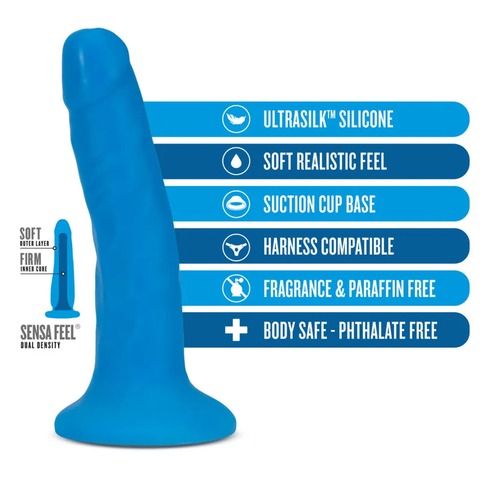Neo Elite 6" Dual-Density Silicone Cock Dildo