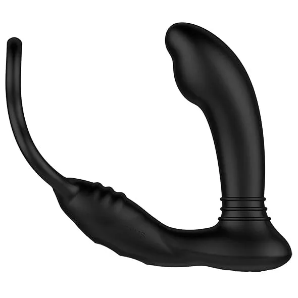 Nexus - Simul8 Stroker Edition Vibrating Dual Anal and Perineum Cock and Ball Toy Massager (Black)