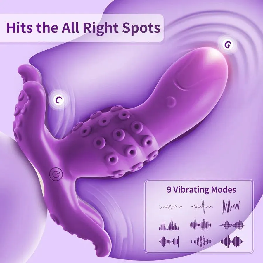 Octopus Remote Control Bluetooth Panty Vibrator