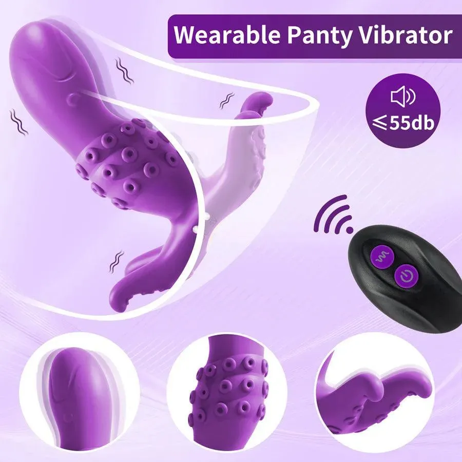 Octopus Remote Control Bluetooth Panty Vibrator