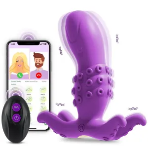 Octopus Remote Control Bluetooth Panty Vibrator