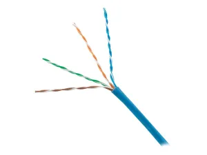 Panduit TX6 - Bulk cable - 1000 ft - 0.2 in - UTP - CAT 6 - IEEE 802.3af/IEEE 802.3at/IEEE 802.3bt - CMP - plenum, solid - international PUP6C04IG-W