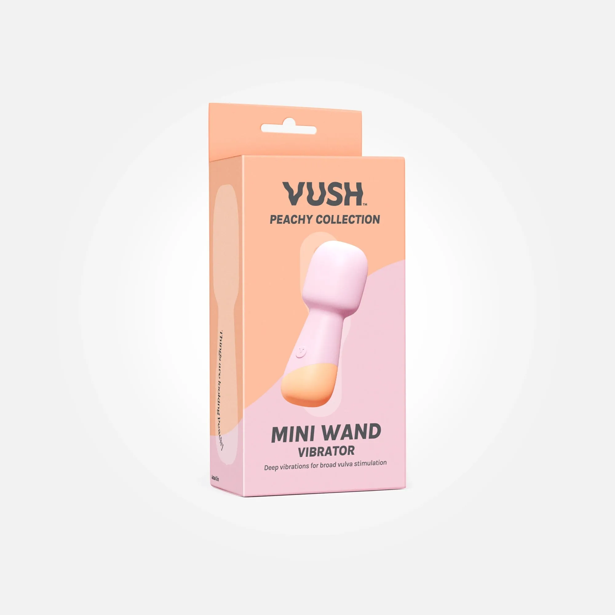 Peachy Rechargeable Mini Wand Vibrator