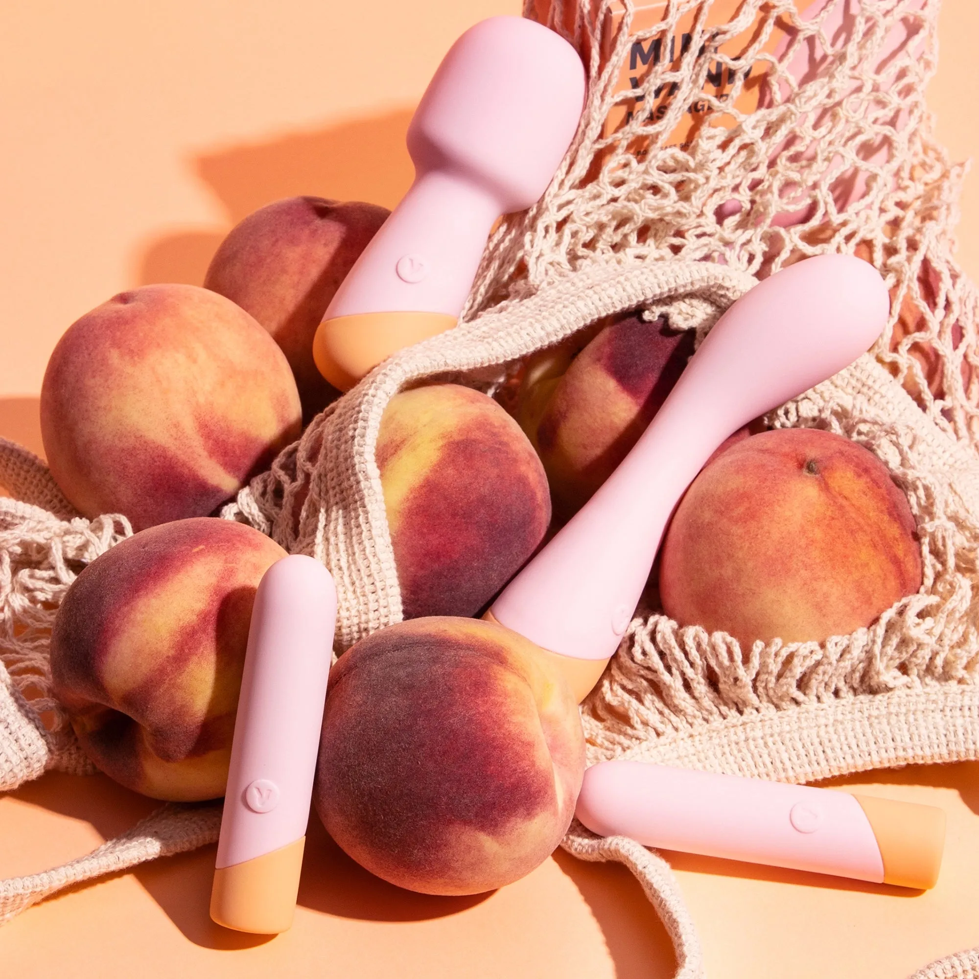 Peachy Rechargeable Mini Wand Vibrator