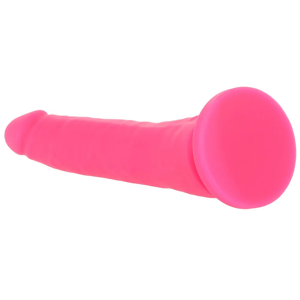 PinkCherry Premium 6.5 Inch Pink Silicone Realistic Dildo