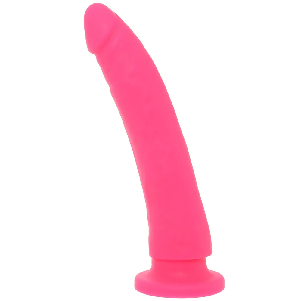 PinkCherry Premium 6.5 Inch Pink Silicone Realistic Dildo
