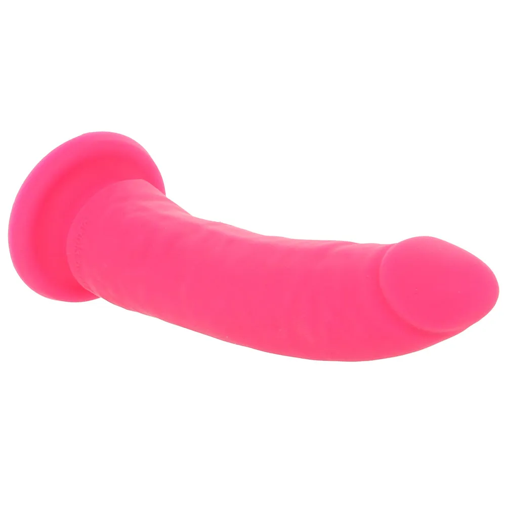 PinkCherry Premium 6.5 Inch Pink Silicone Realistic Dildo