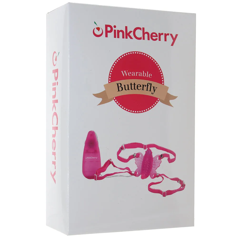 PinkCherry Wearable Butterfly Vibe in Pink
