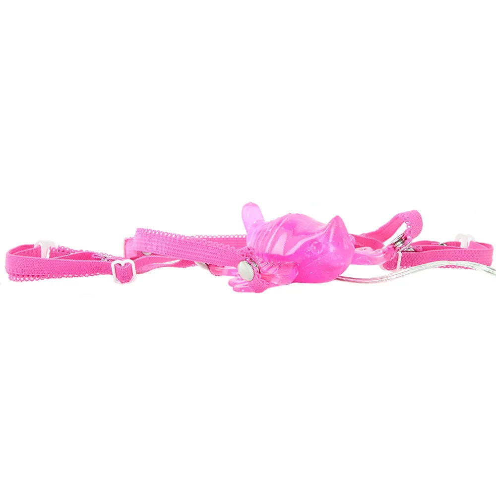 PinkCherry Wearable Butterfly Vibe in Pink