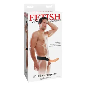 Pipedream - Fetish Fantasy Series Hollow Strap On with Dildo 8" (Flesh)
