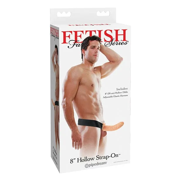 Pipedream - Fetish Fantasy Series Hollow Strap On with Dildo 8" (Flesh)