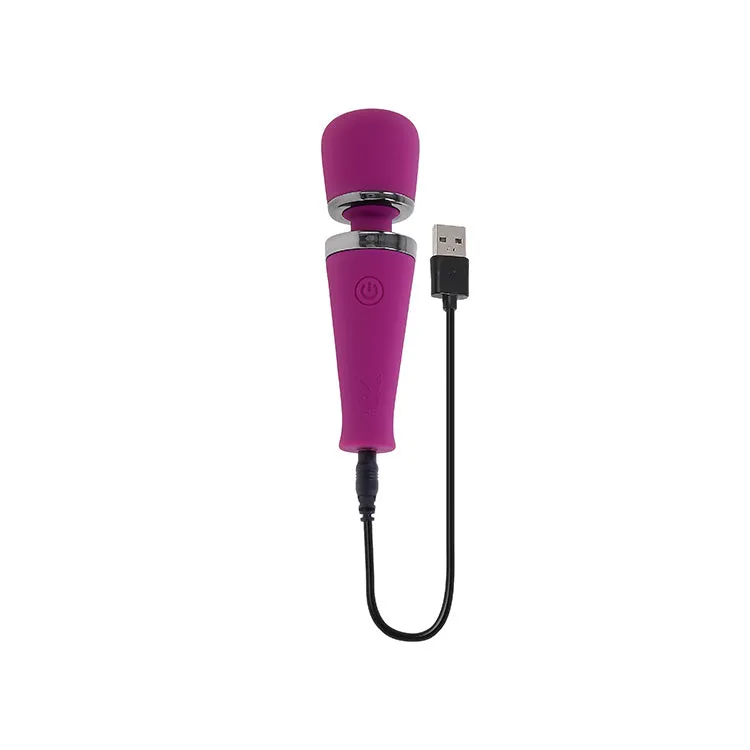 Playboy Pleasure Mic Drop Mini Wand Vibrator