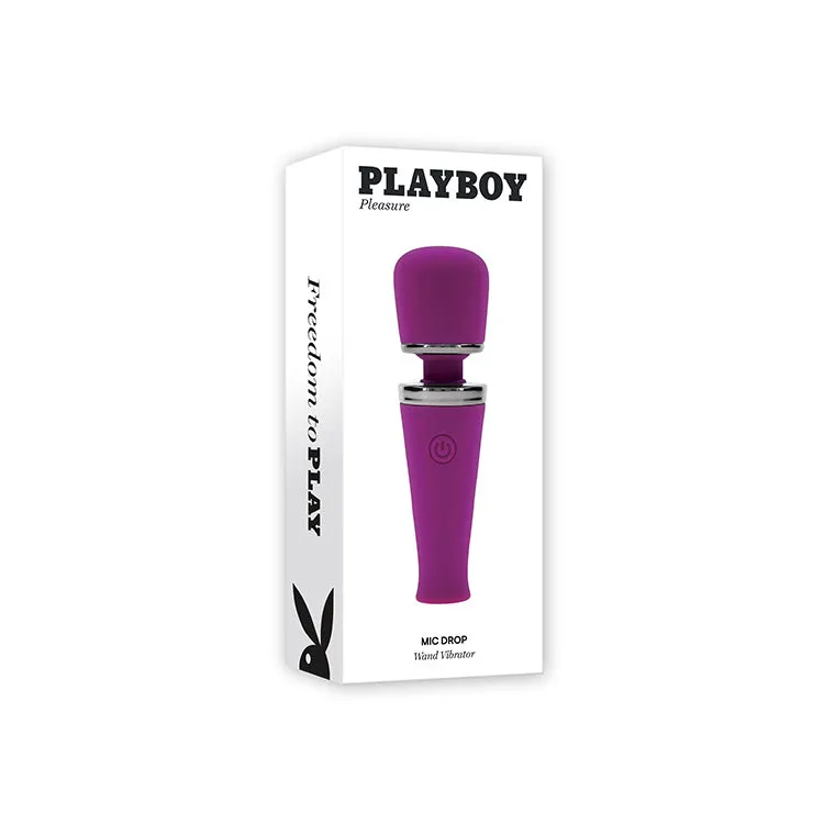 Playboy Pleasure Mic Drop Mini Wand Vibrator