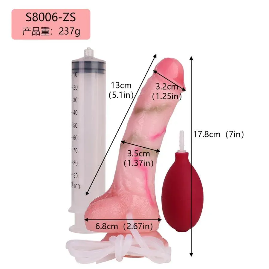 Premium Silicone Cumming Dildo