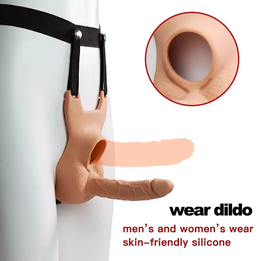 Premium Silicone Strap On Dildo