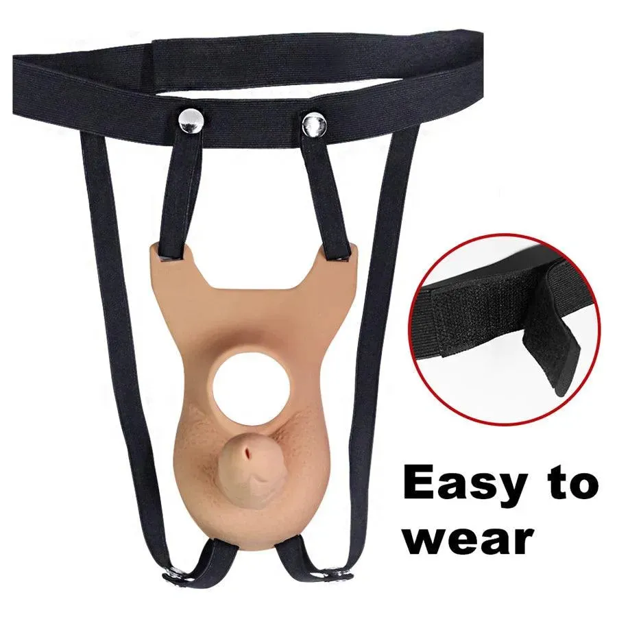 Premium Silicone Strap On Dildo