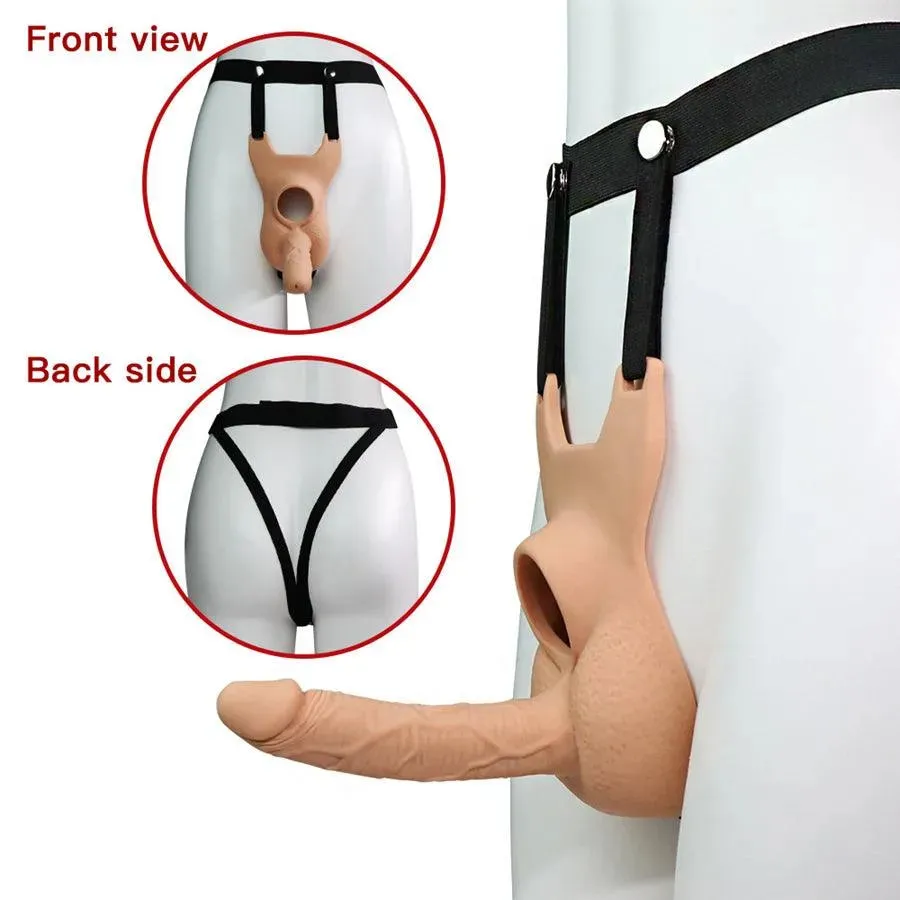 Premium Silicone Strap On Dildo