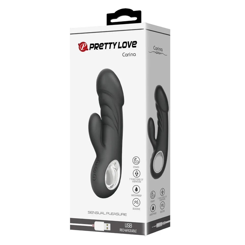 Pretty Love Ansel Thick Ridged Rabbit Vibrator