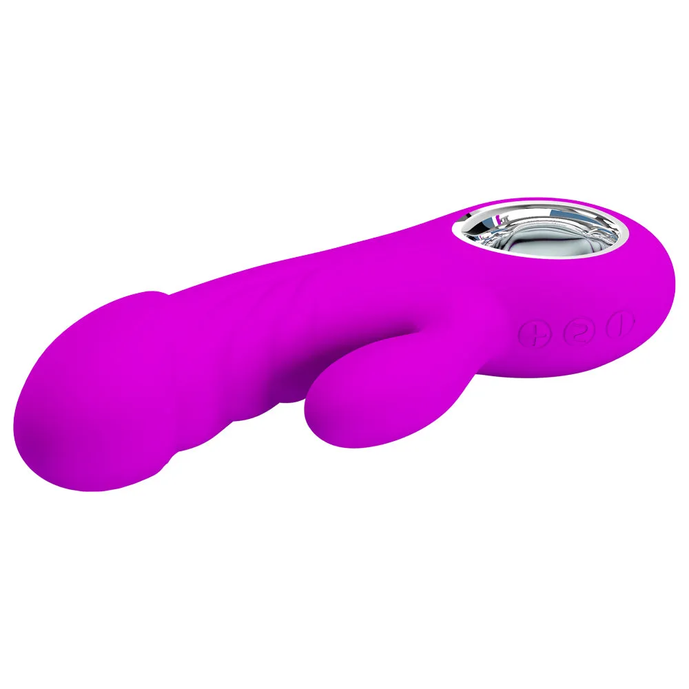 Pretty Love Ansel Thick Ridged Rabbit Vibrator