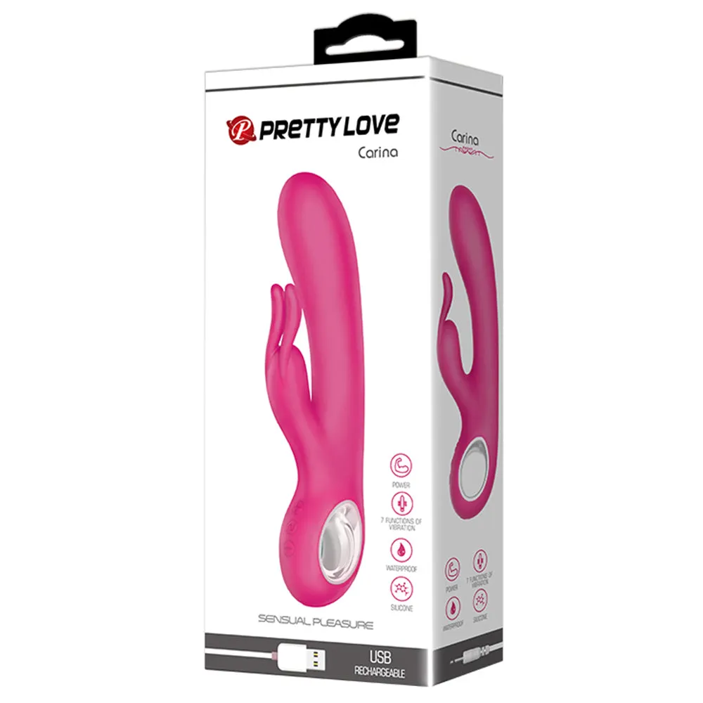 Pretty Love Carina Hollow Handle Rabbit Vibrator