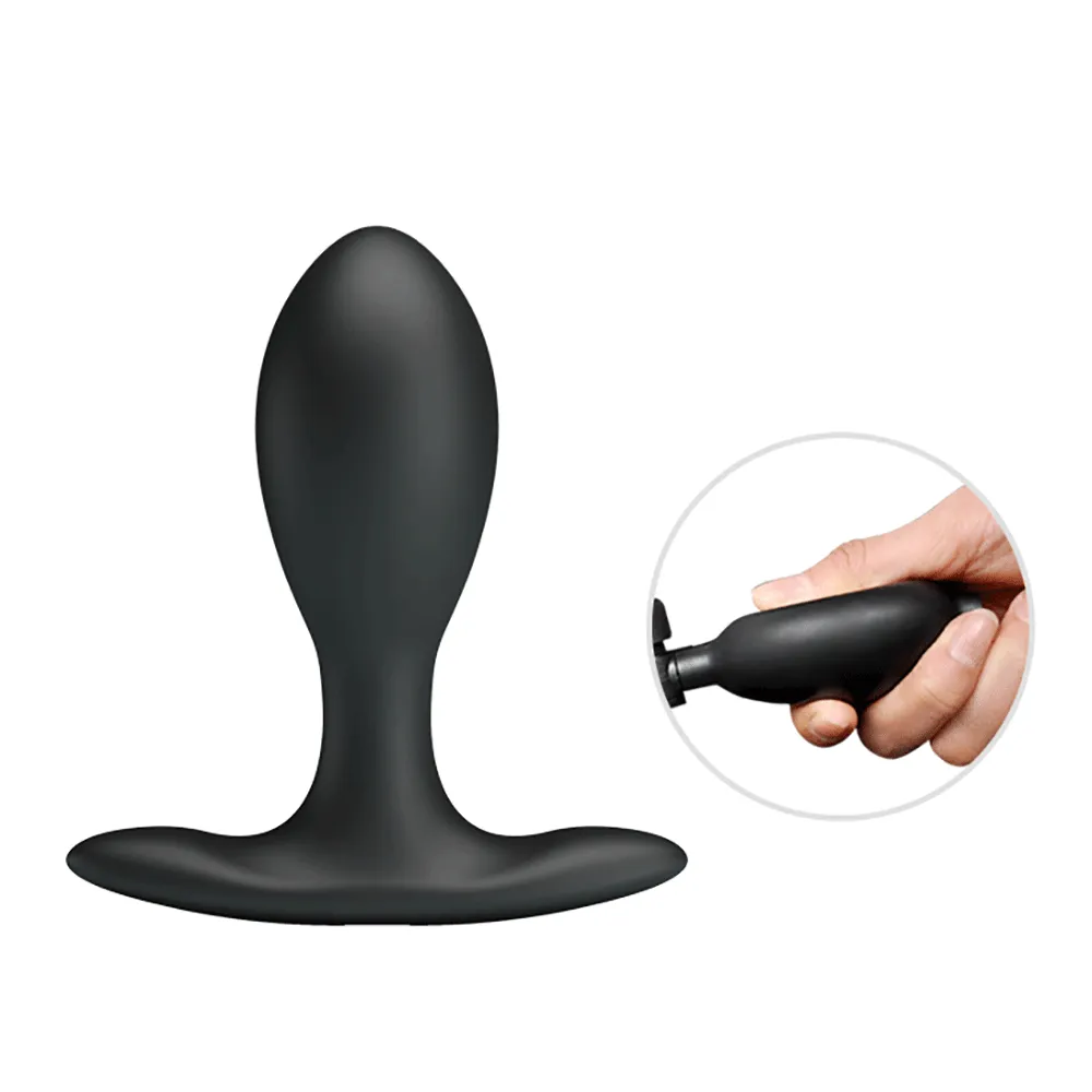 Pretty Love Inflatable Anal Plug II With Rolling Ball