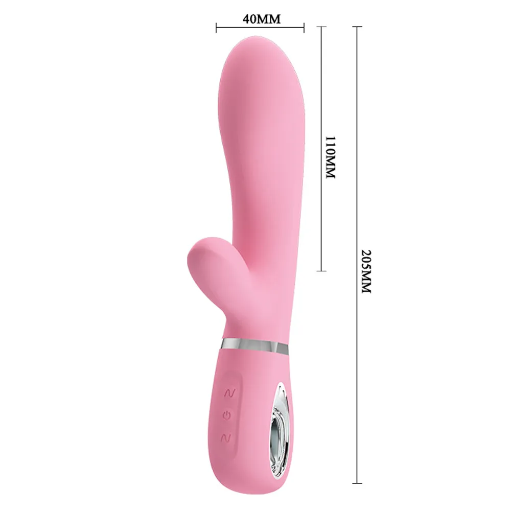 Pretty Love Thomas Dual-Density Silicone Rabbit Vibrator