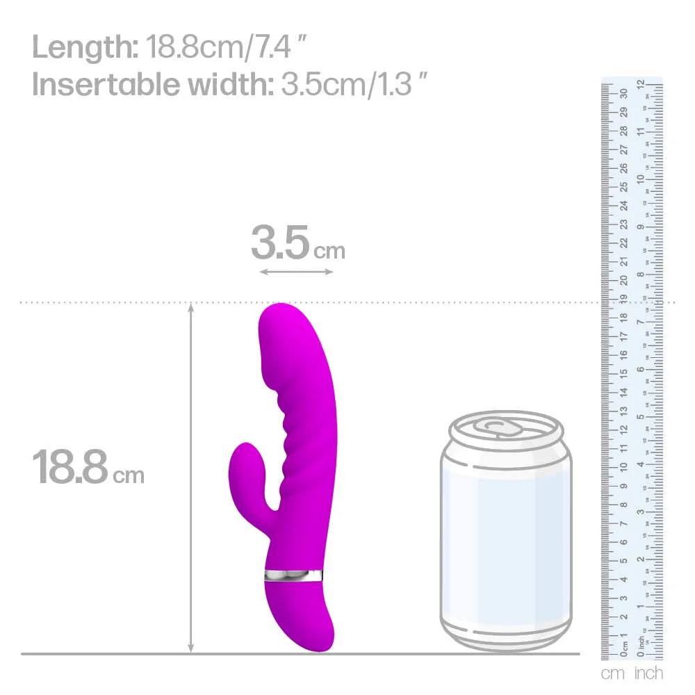 Pretty Love Tracy Ridged Rabbit Vibrator