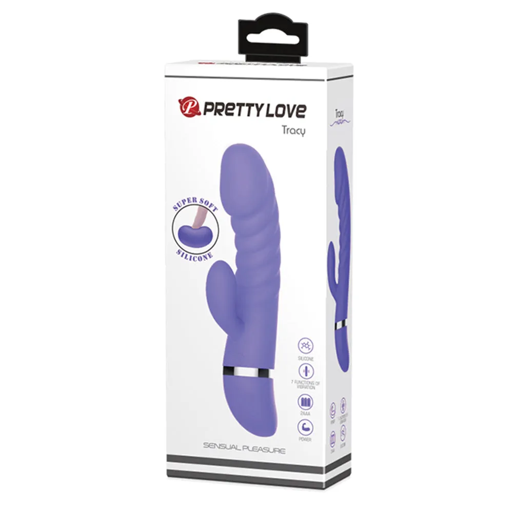 Pretty Love Tracy Ridged Rabbit Vibrator