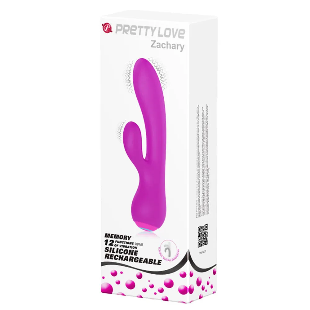 Pretty Love Zachary Flexible Rabbit Vibrator