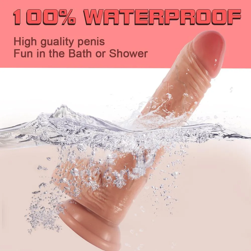 Propinkup Super Realistic Max Cock 3 Stretching 10 Vibration Lifelike Dildo