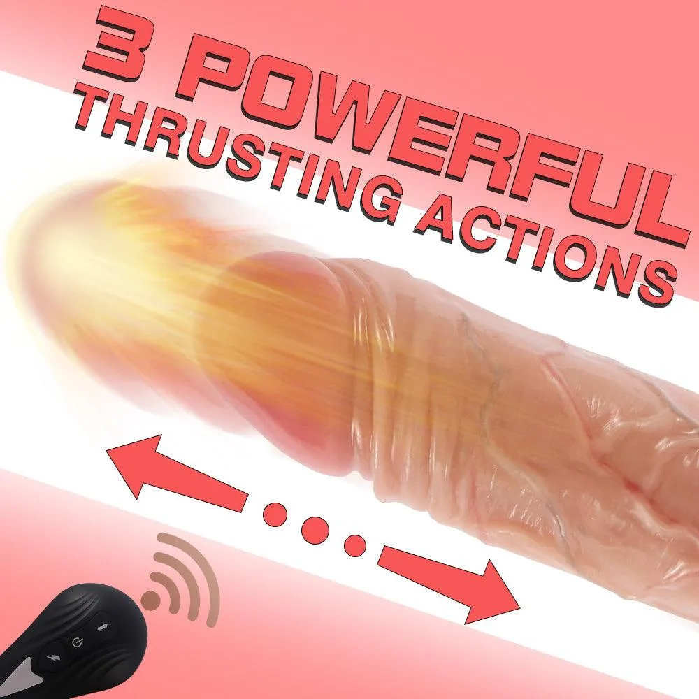 Propinkup Super Realistic Max Cock 3 Stretching 10 Vibration Lifelike Dildo