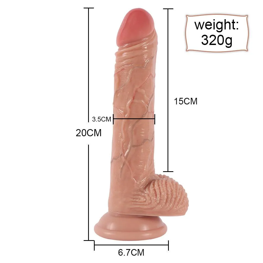 Propinkup Super Realistic Max Cock 3 Stretching 10 Vibration Lifelike Dildo