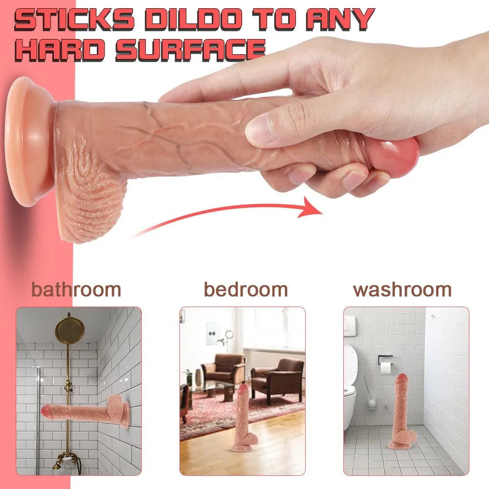 Propinkup Super Realistic Max Cock 3 Stretching 10 Vibration Lifelike Dildo