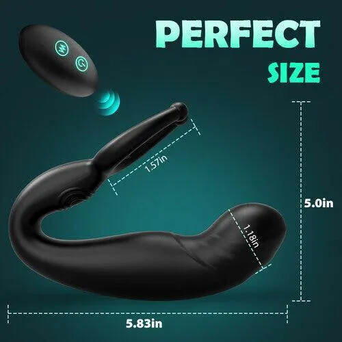 Rainstorm Bead Massage P-spot 9 Vibrating Prostate Massager with Remote Control Anal Vibrator Adult Sex Toys