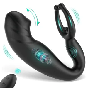 Rainstorm Bead Massage P-spot 9 Vibrating Prostate Massager with Remote Control Anal Vibrator Adult Sex Toys