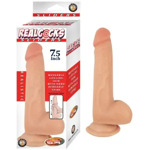 Realcocks Sliders - 7.5 Inch - Flesh
