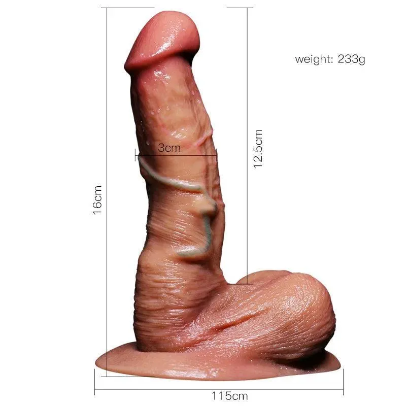 Realistic Silicone Dildo Sex Toy