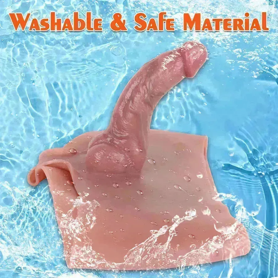 Realistic Silicone Hollow Dildo