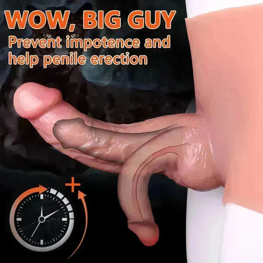 Realistic Silicone Hollow Dildo