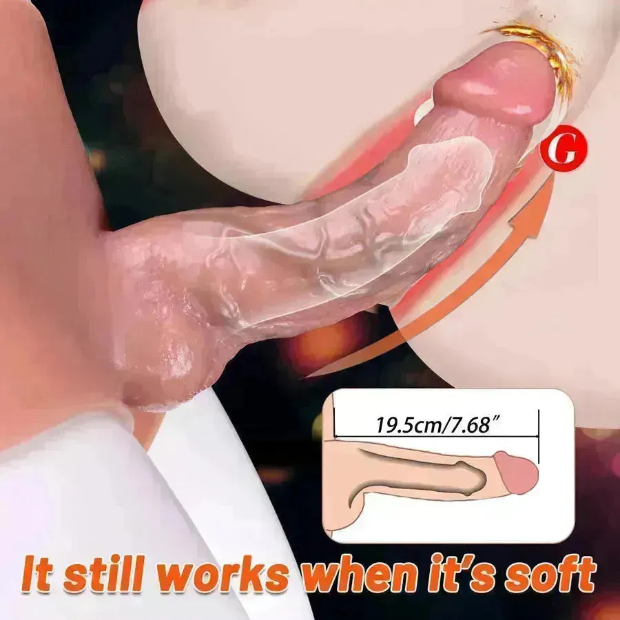 Realistic Silicone Hollow Dildo